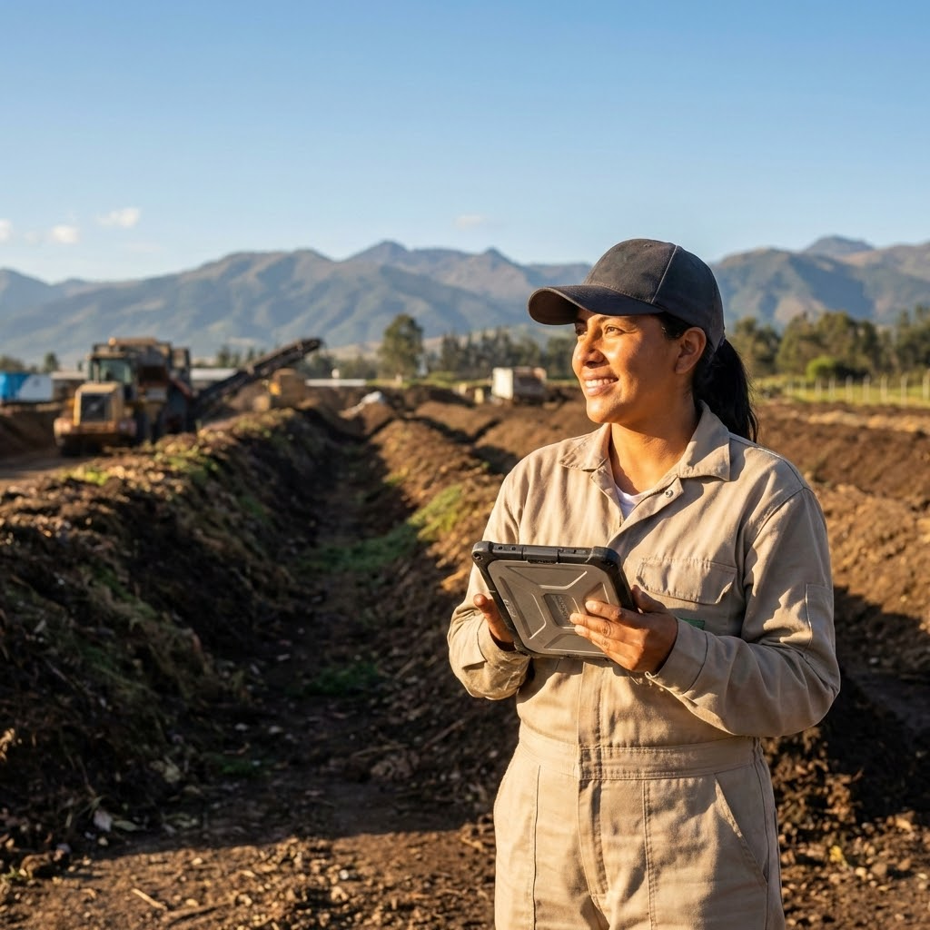 Asesoría técnica en diseño e implementación de plantas de compostaje